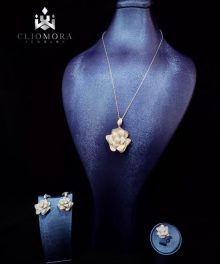 Jewelry Set Peculiar Cliomora CZ Cubic Zirconia ZKS43