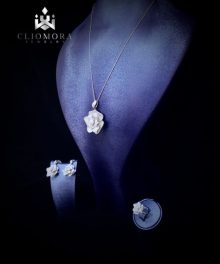 Jewelry Set Peculiar Cliomora CZ Cubic Zirconia ZKS43