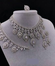 Tiffany Bridal Set 100% Fully Hand Made Awesome Zirconium Stones 